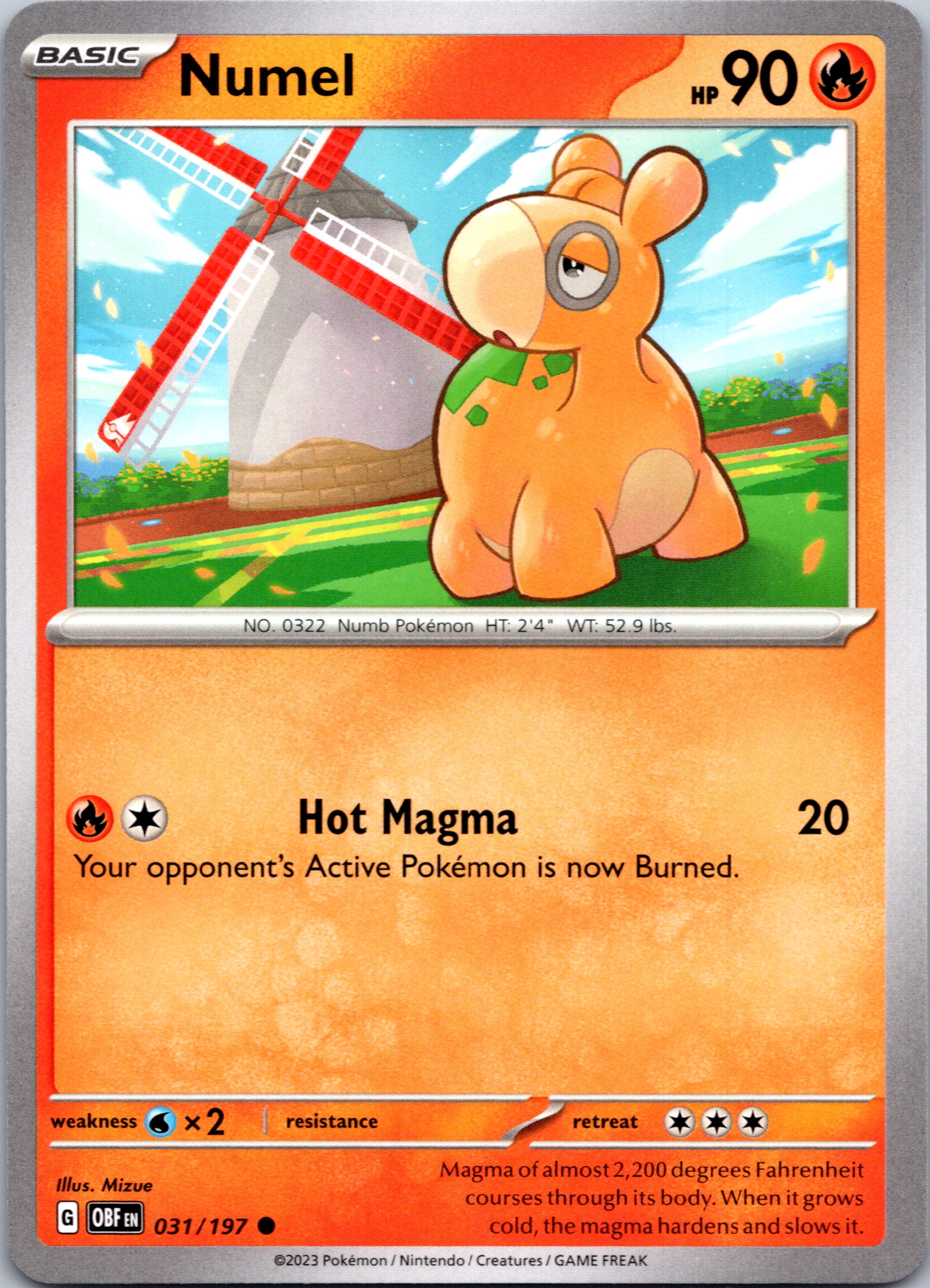 Numel (031/197) [Scarlet & Violet: Obsidian Flames]