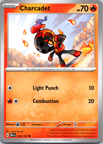 Charcadet (043/197) [Scarlet & Violet: Obsidian Flames]