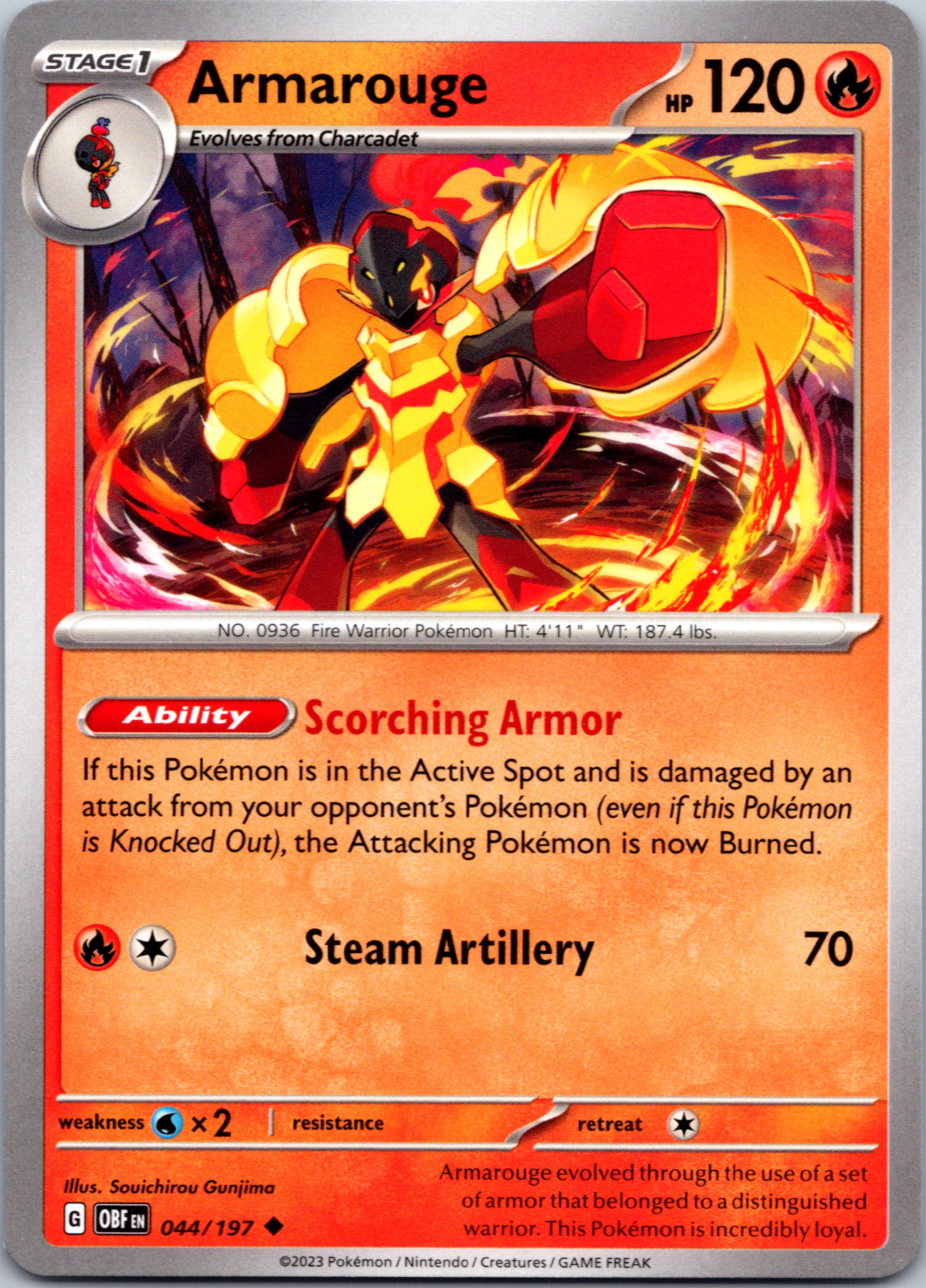 Armarouge (044/197) [Scarlet & Violet: Obsidian Flames]