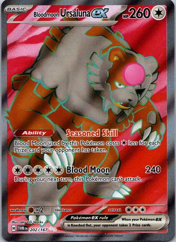 Bloodmoon Ursaluna ex [202/167] - (Twilight Masquerade) Holofoil