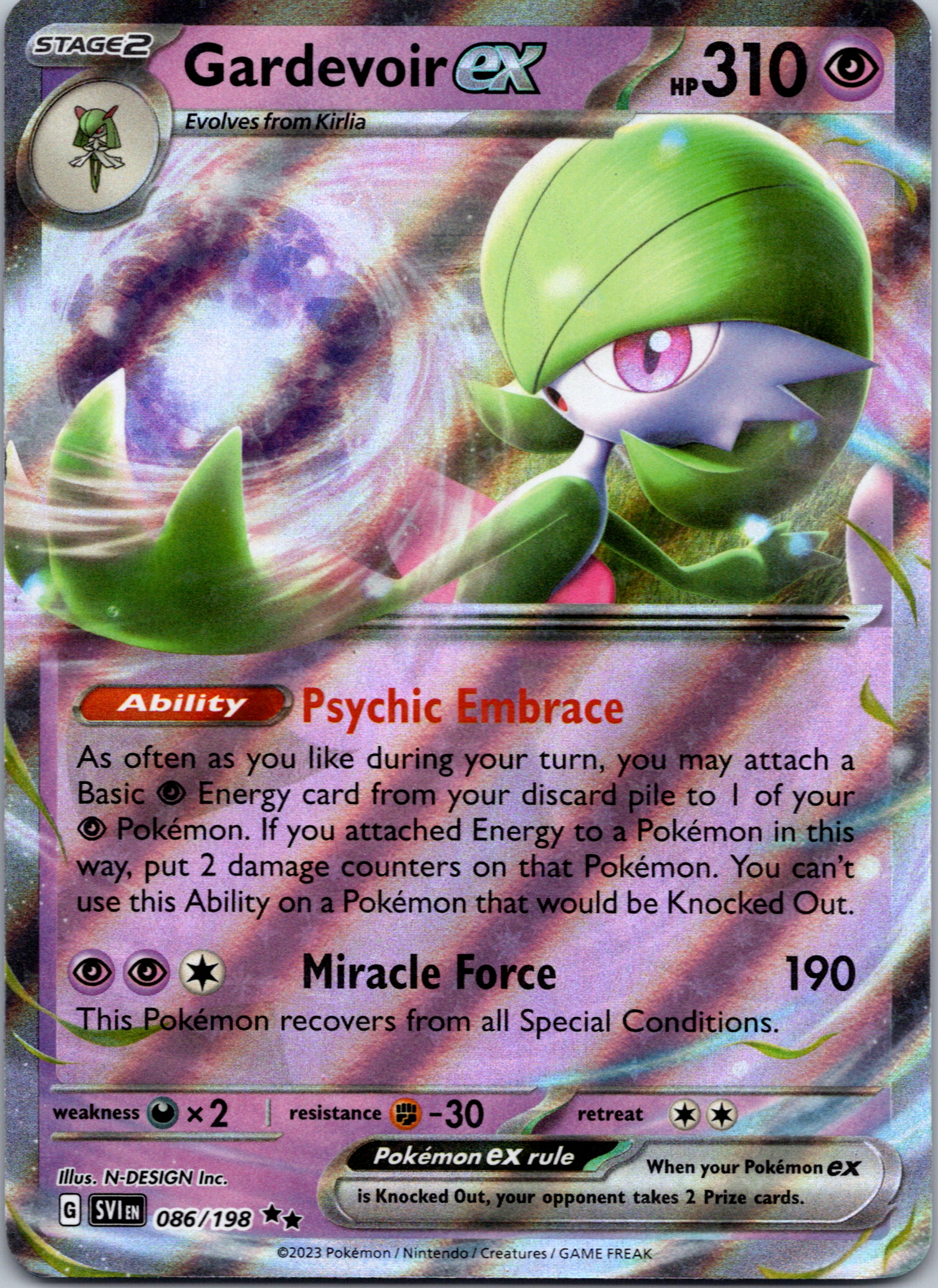 Gardevoir ex (086/198) [Scarlet & Violet: Base Set]