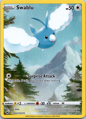 Swablu (GG27/GG70) [Sword & Shield: Crown Zenith]