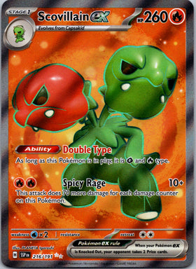Scovillain ex [216/191] - (Surging Sparks) Holofoil