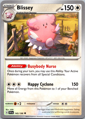 Blissey (145/198) [Scarlet & Violet: Base Set]