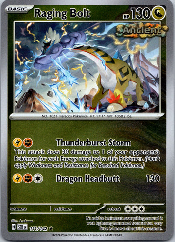 Raging Bolt [111/142] - (Stellar Crown) Reverse Holofoil