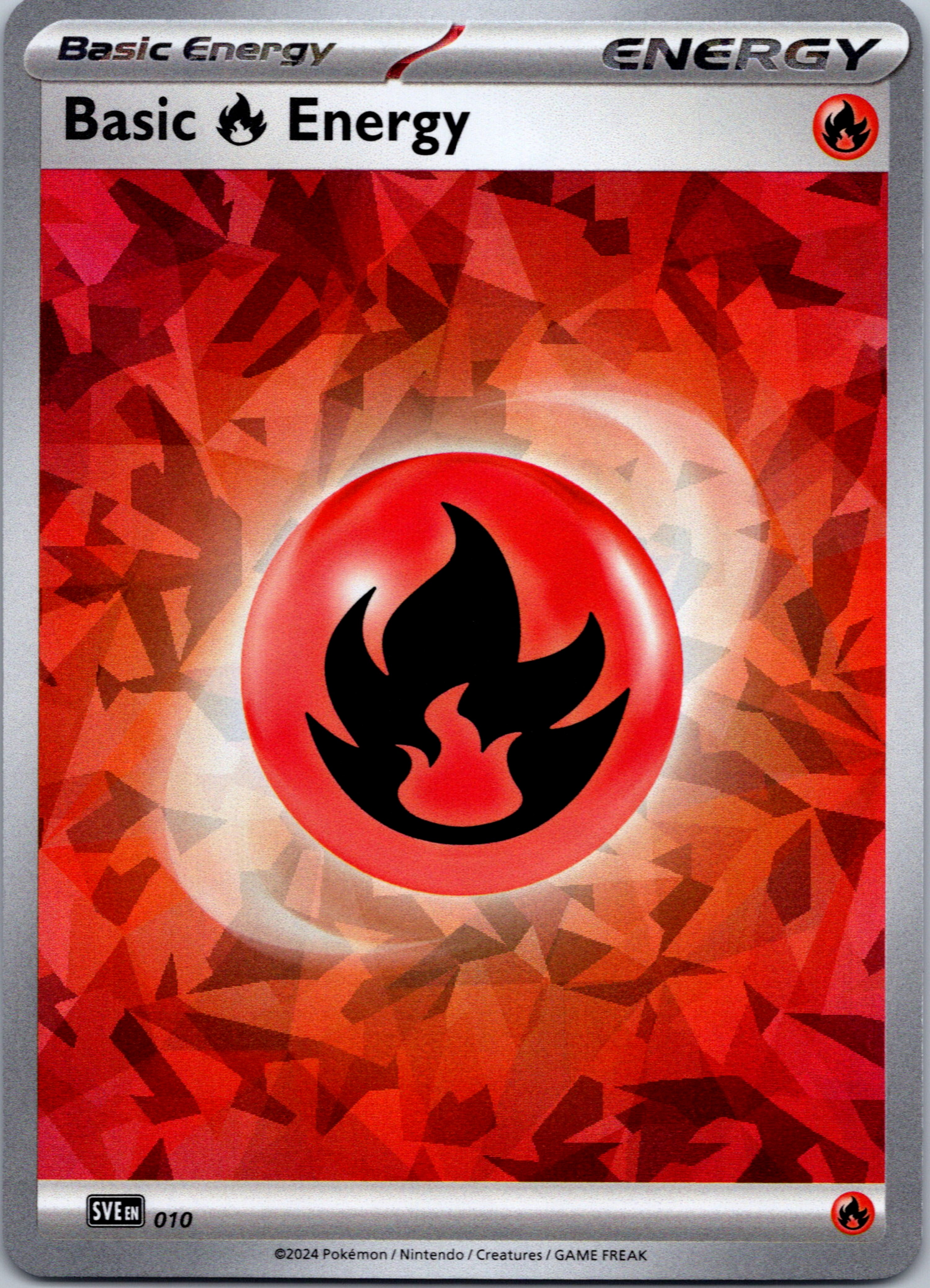 Basic Fire Energy  (010) - [Scarlet & Violet Promo Cards] Cracked Ice Holo