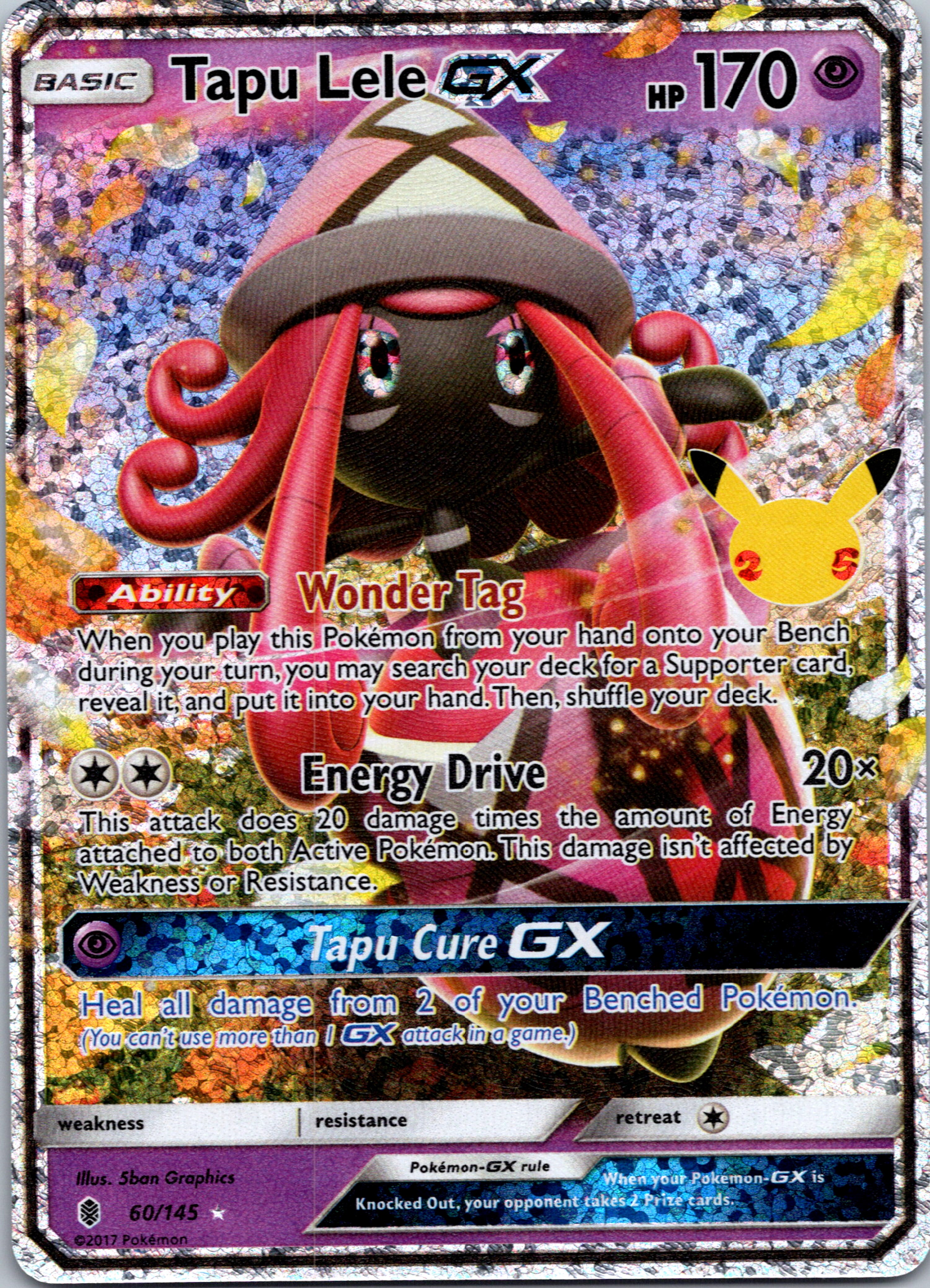 Tapu Lele-GX [060/145] (Celebrations: Classic Collection) Holofoil