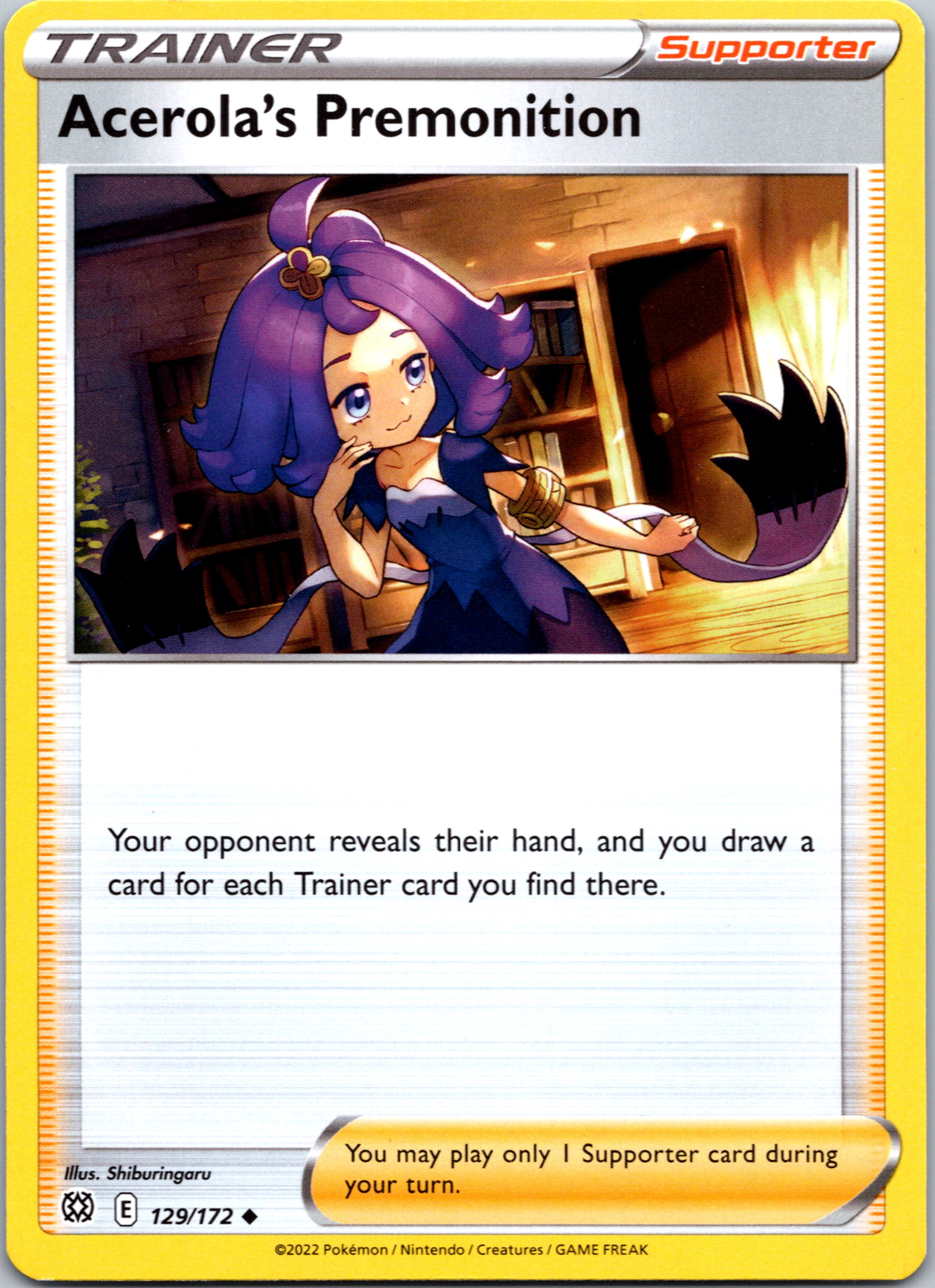 Acerola's Premonition (129/172) [Sword & Shield: Brilliant Stars]