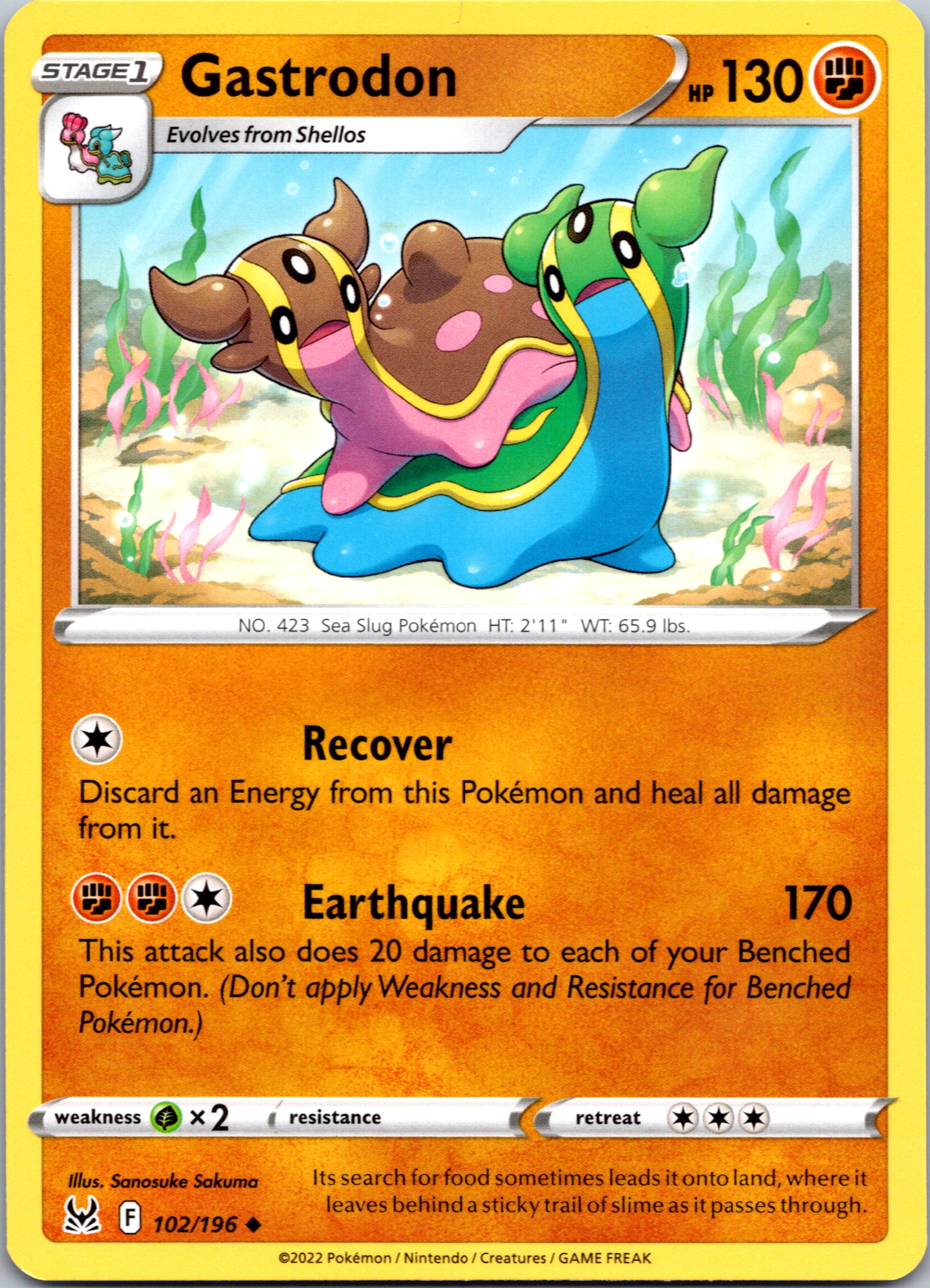 Gastrodon (102/196) [Sword & Shield: Lost Origin]