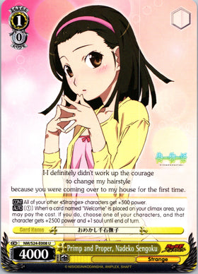 Primp and Proper, Nadeko Sengoku (NM/S24-E008) [NISEMONOGATARI]