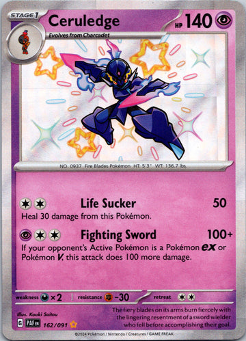 Ceruledge [162/091] - (Paldean Fates) Holofoil