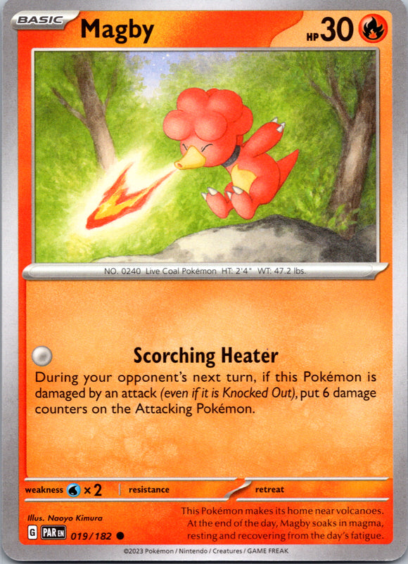 Magby (019/182) - [Scarlet & Violet: Paradox Rift]