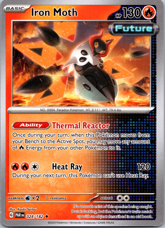 Iron Moth (028/182) - [Scarlet & Violet: Paradox Rift] Non Foil Deck Exclusive