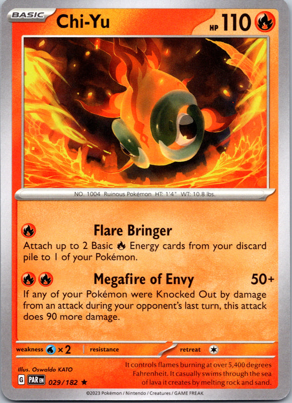 Chi-Yu (029/182) - [Scarlet & Violet: Paradox Rift] Non Foil Deck Exclusive
