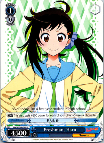 Freshman, Haru (NK/WE22-E25) [NISEKOI Extra Booster]