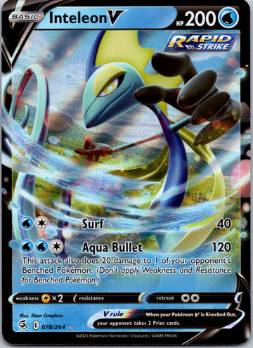 Inteleon V (078/264) [Sword & Shield: Fusion Strike]