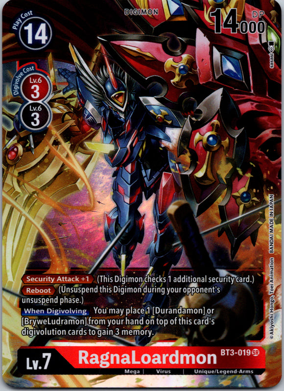 RagnaLoardmon [BT3-019] [Release Special Booster] Foil