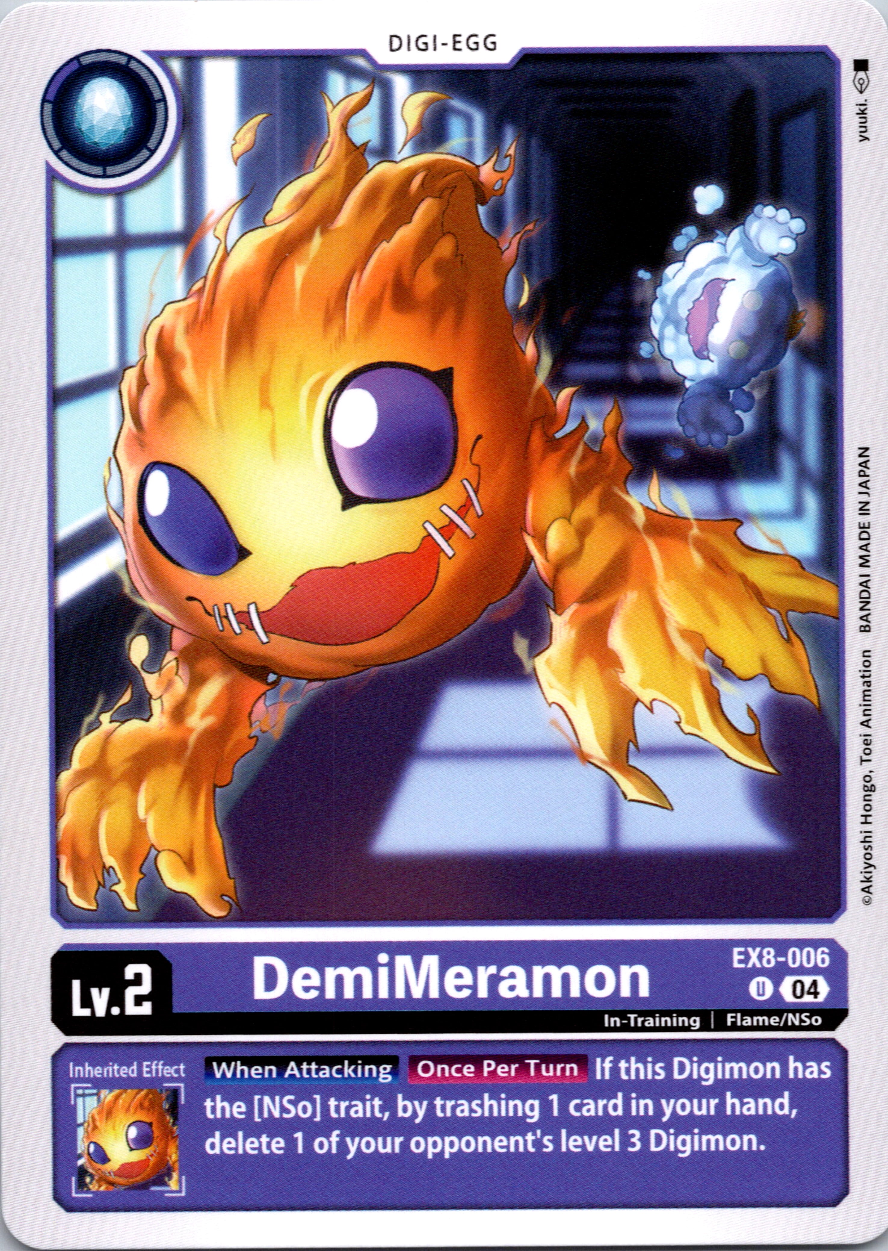 DemiMeramon [EX8-006-U] [Chain of Liberation] Normal