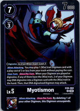 Myotismon [EX8-060-R] [Chain of Liberation] Foil