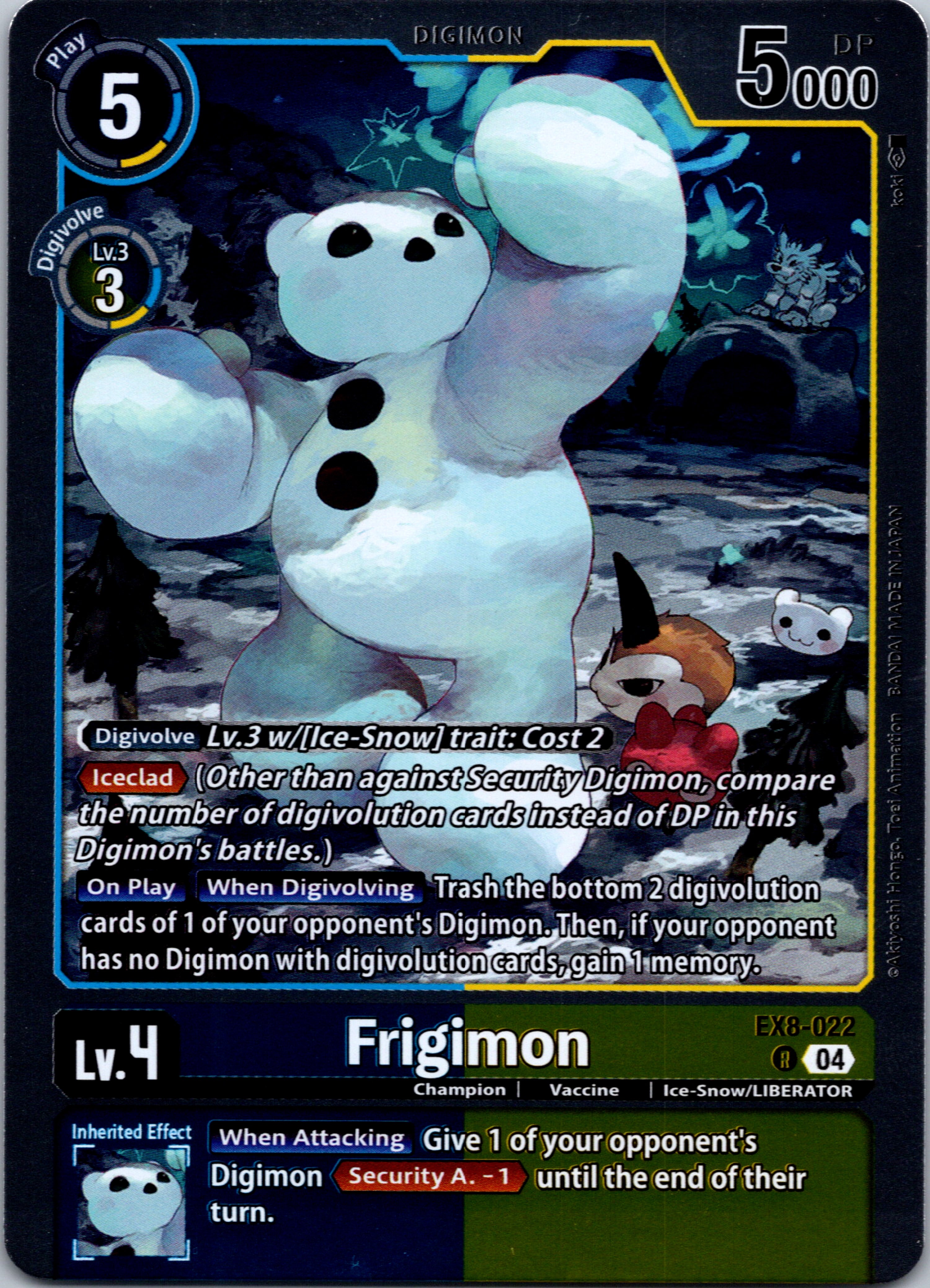 Frigimon [EX8-022-R] [Chain of Liberation] Foil