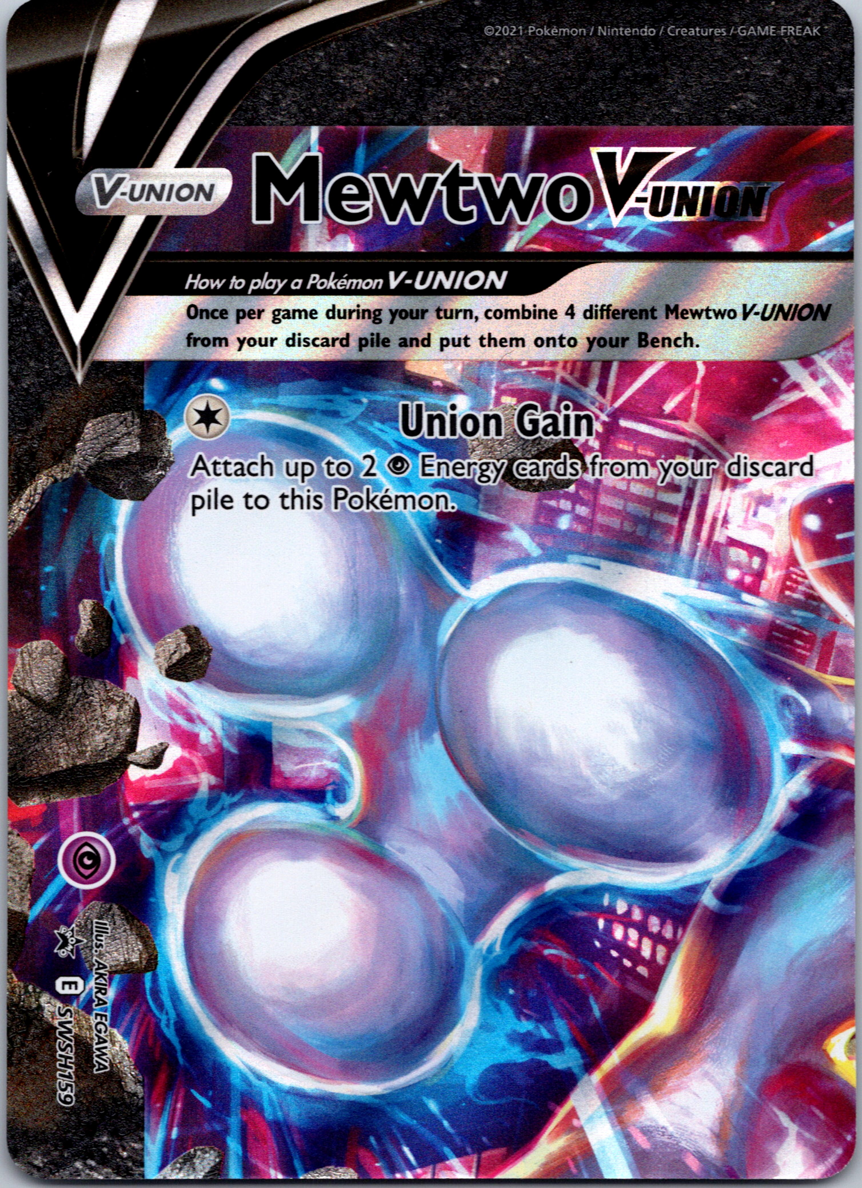 Mewtwo V-Union (SWSH159) [Sword & Shield: Black Star Promos]