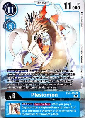 Plesiomon [EX3-023] [Draconic Roar] Normal