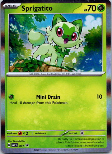 Sprigatito (001) [Scarlet & Violet: Black Star Promos]