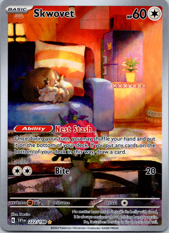 Skwovet (222/198) [Scarlet & Violet: Base Set]