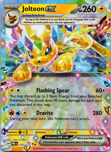 Jolteon ex [030/131] - (Prismatic Evolutions) Holofoil