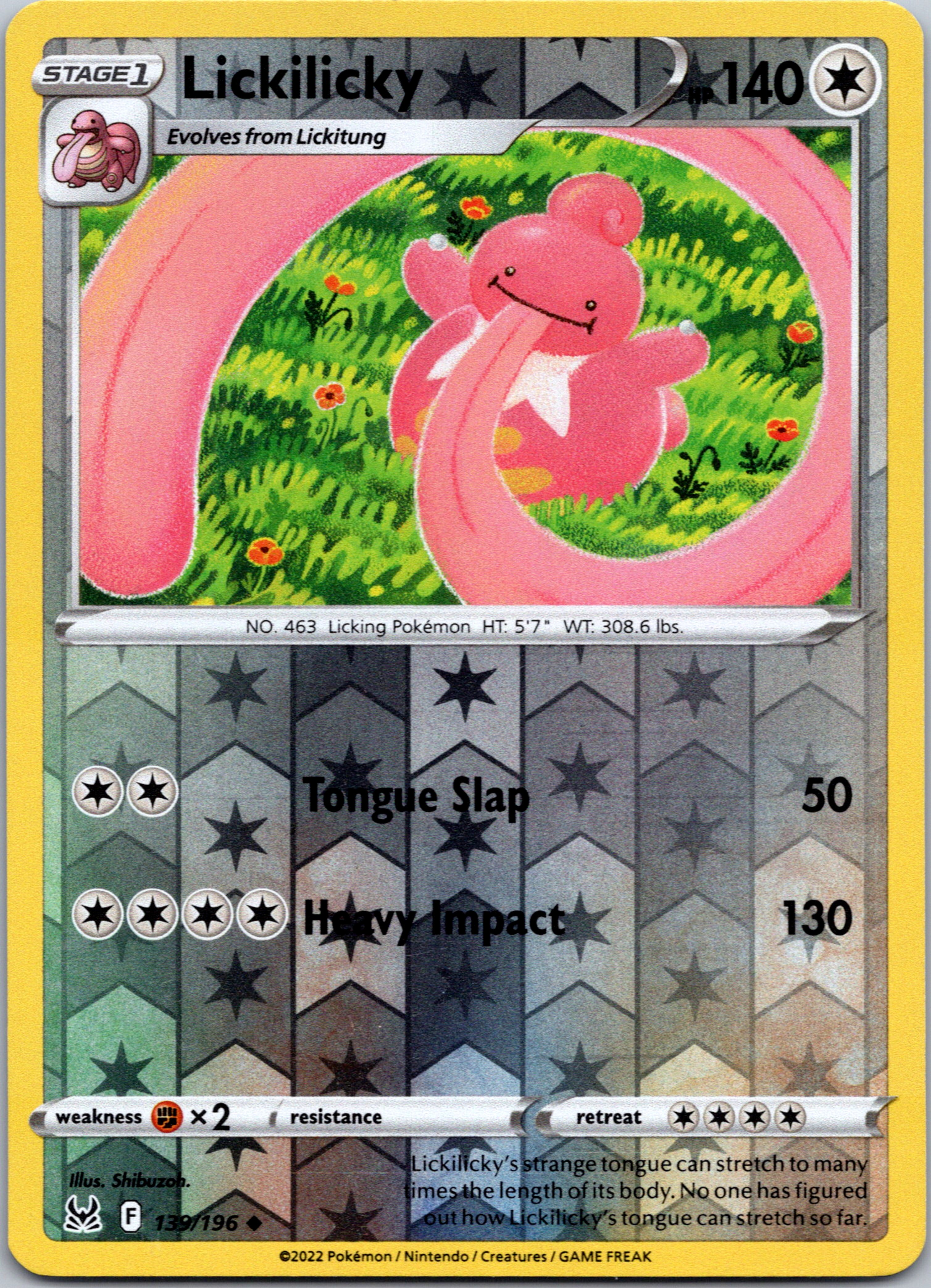 Lickilicky [139/196] [Lost Origin] Reverse Holofoil