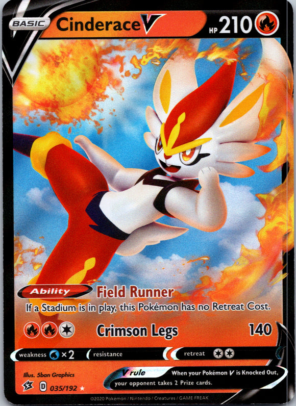 Cinderace V (035/192) [Sword & Shield: Rebel Clash]