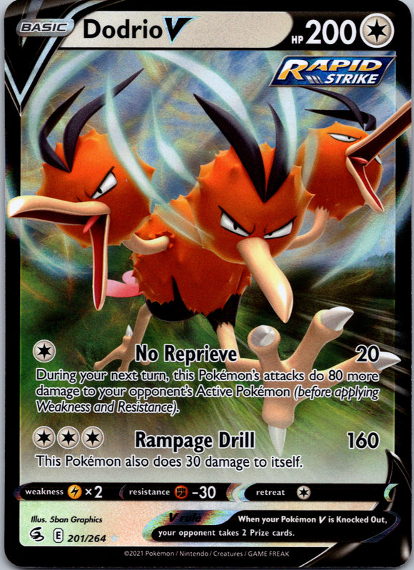 Dodrio V (201/264) [Sword & Shield: Fusion Strike]