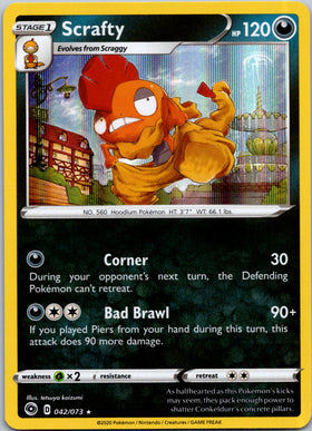 Scrafty [042/073] [Champion's Path] Holofoil