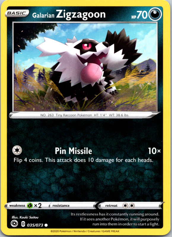 Galarian Zigzagoon [035/073] [Champion's Path]