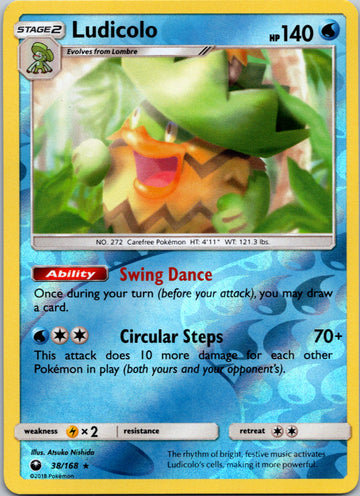 Ludicolo [38/168] [Celestial Storm] Reverse Holofoil