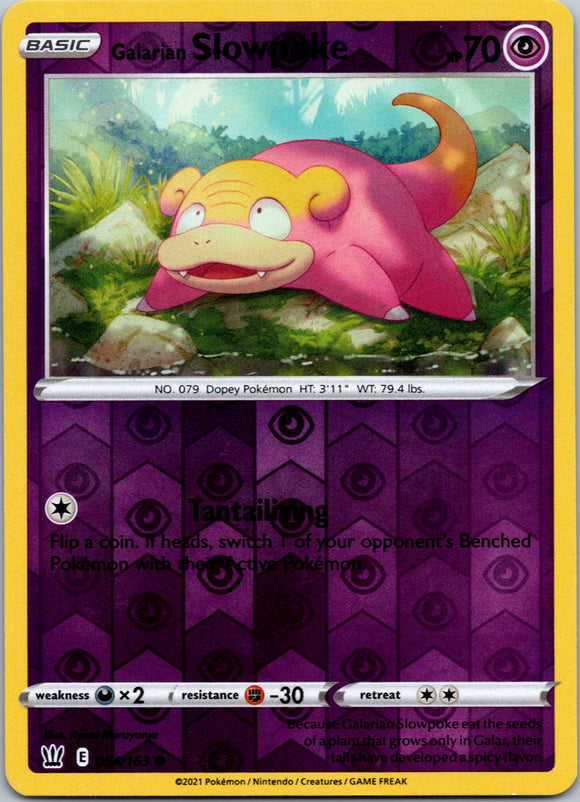 Galarian Slowpoke [054/163] [Battle Styles] Reverse Holofoil