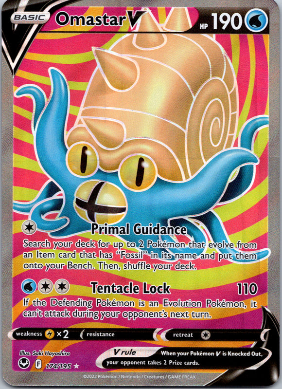 Omastar V (174/195) [Sword & Shield: Silver Tempest]