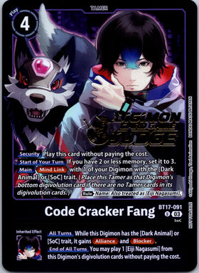 Code Cracker Fang (Judge Pack 6) [BT17-091 U] [Secret Crisis] Foil