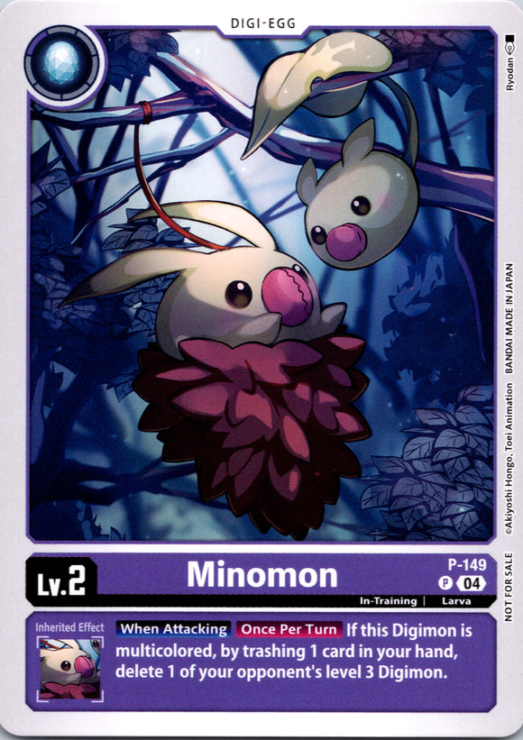 Minomon - P-149 (Store Tournament 2024 Jul. - Sep. Participation Pack) [P-149 P] [Digimon Promotion Cards]