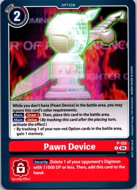 Pawn Device (Store Tournament 2024 Oct. - Dec. Participation Pack) [P-155 P] [Digimon Promotion Cards]