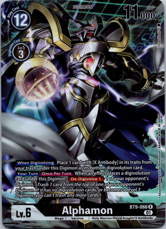 Alphamon (Alternate Art) [BT9-066] [X Record] Foil