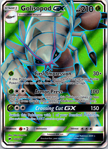 Golisopod GX (129/147) [Sun & Moon: Burning Shadows]