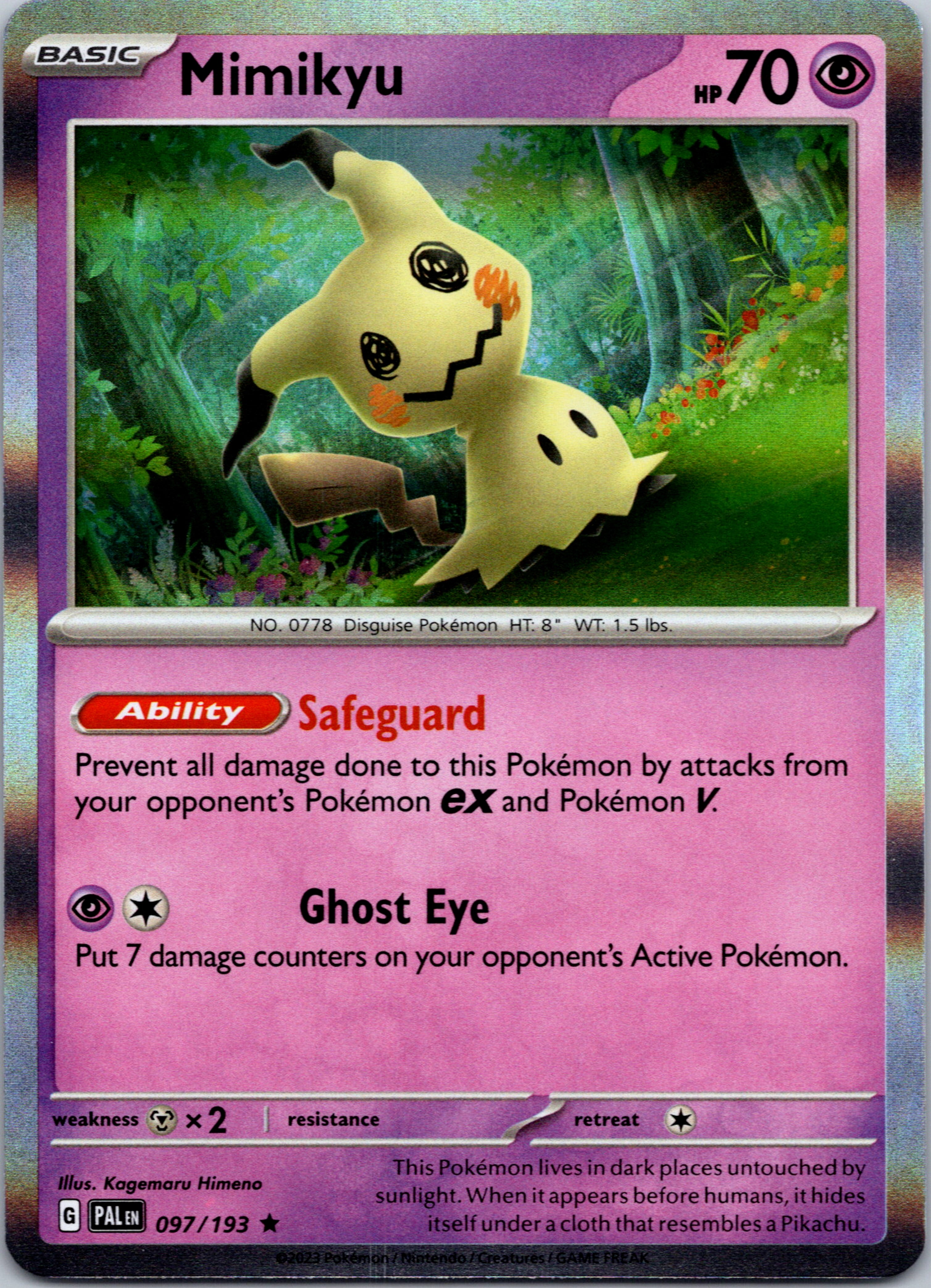 Mimikyu (097/193) [Scarlet & Violet: Paldea Evolved]