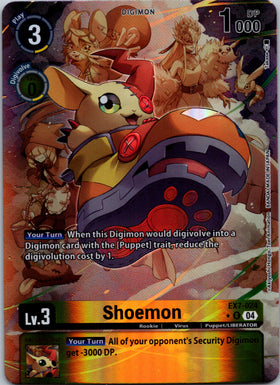 Shoemon (Alternate Art) [EX7-024-R] [Digimon LIBERATOR] Foil
