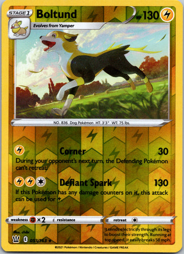 Boltund [053/163] [Battle Styles] Reverse Holofoil