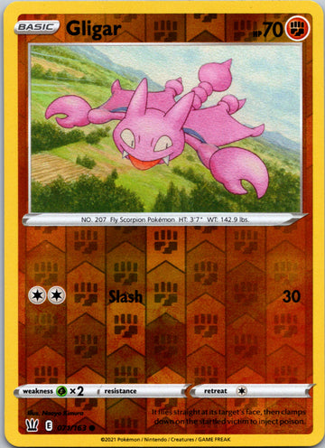 Gligar [071/163] [Battle Styles] Reverse Holofoil