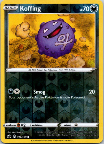 Koffing [094/198] [Chilling Reign] Reverse Holofoil