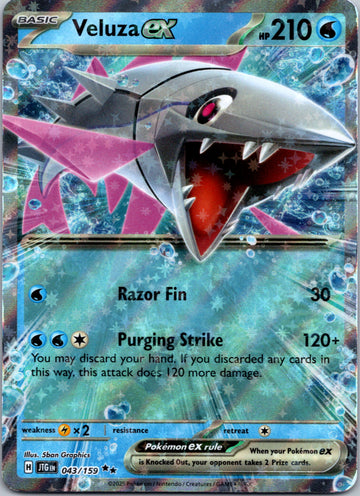 Veluza ex [043/159] [Journey Together] Holofoil