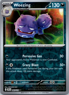 Weezing [092/159] [Journey Together] Reverse Holofoil