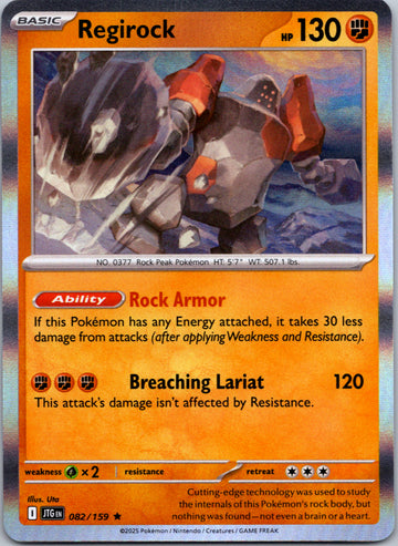 Regirock [082/159] [Journey Together] Holofoil